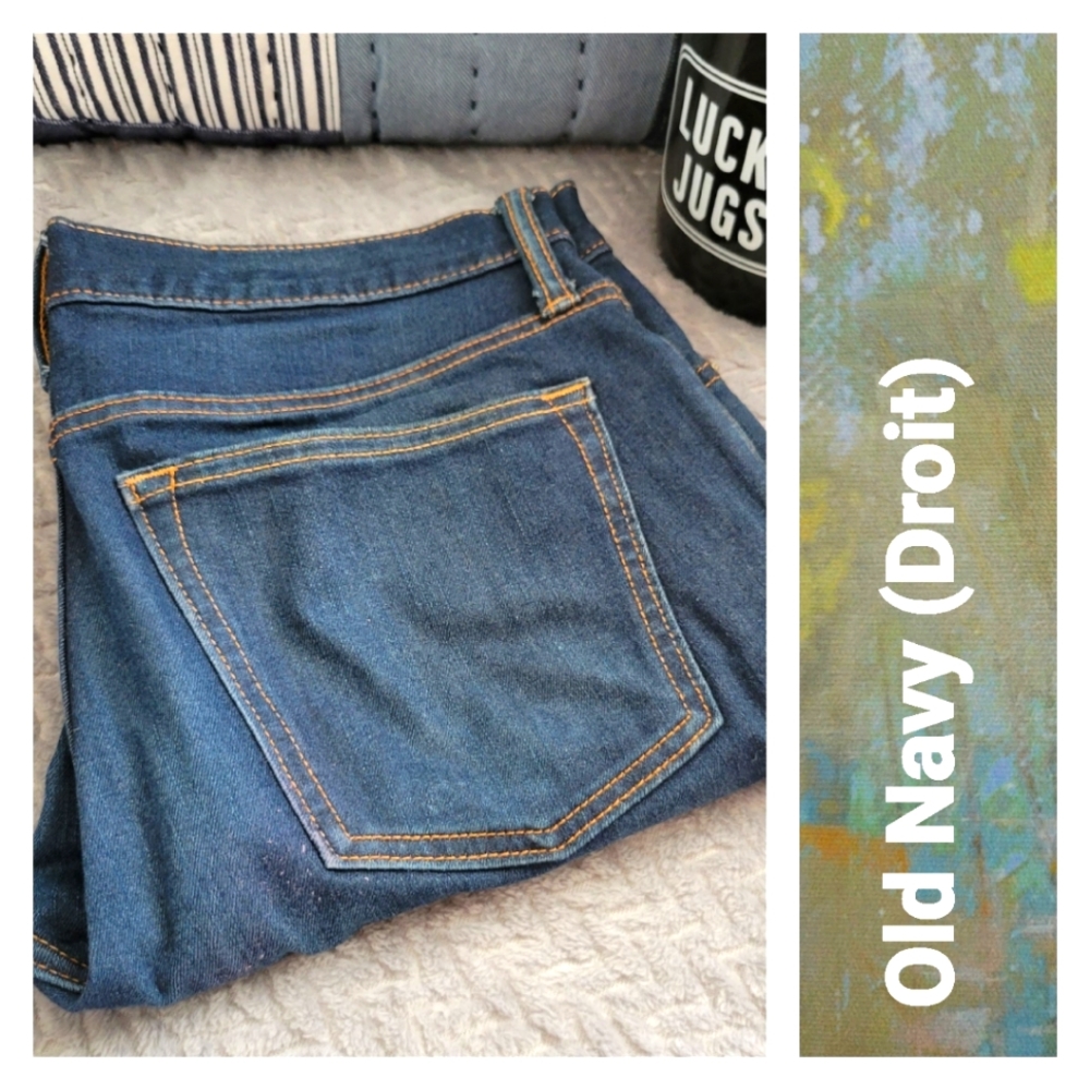 Old Navy (Droit) - Indigo Blue Men Jeans